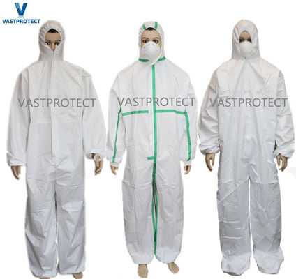 Milieuvriendelijke, antibacteriële, waterdichte, stofdichte, lichte, wegwerpoveralls VPT621