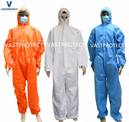 Overalls voor het verwijderen van asbest SMS Microporeuze type 5/6 Eenmalige overalls Label accessoires