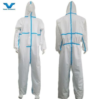 Waterdicht VASTPROTECT-609 Hoed witte microporeuze overhemd voor industriële bescherming