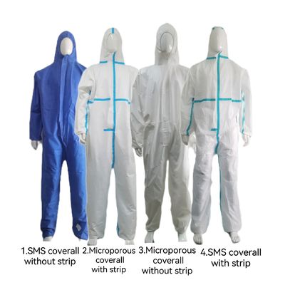 Antistatische eenmalige kleding voor asbestverwijdering CE categorie 3 III type 5/6 beschermende kleding