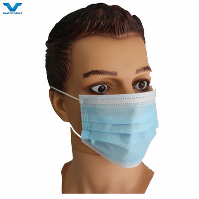 Level Type IIR PP CE EN14683 3 Ply Earloop Blauw Wegwerp Medisch Chirurgisch Gezichtsmasker