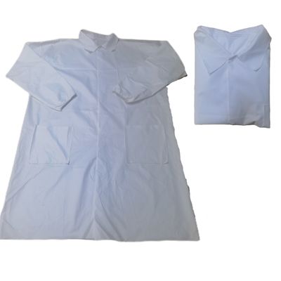 Beschermende labjas met stofbestendigheid in polypropyleen microporeus SMS nonwoven