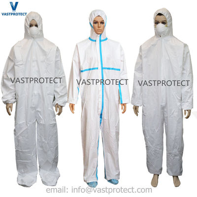 S M L X XL 3XL 4XL Antistatische CE Type 5 6 Cat 3 Wegwerpoveralls voor beschermende kleding
