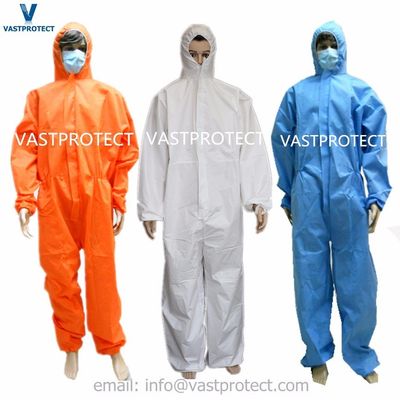 Naadgebonden beschermende kleding voor industriële veiligheid voor eenmalig gebruik Werkverband Certificaat CE type 5/6 categorie 3