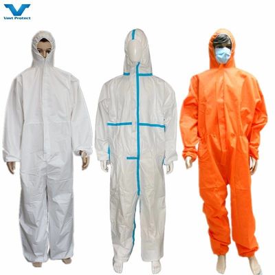 CE-goedgekeurde beschermende eenmalige kleding voor categorie 3 type 4/5/6 in de VS voor maximale veiligheid