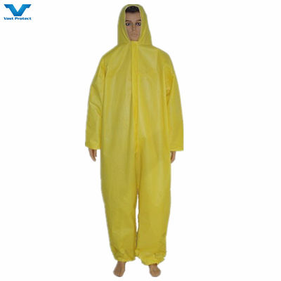 Eenmalig PPE waterdicht ademend type 56 categorie 3 witte beschermingsoverkleding