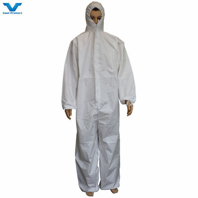 Categorie 3 Type 56 Beschermende veiligheid Niet-geweven polypropyleen wegwerp-microporeuze kleding