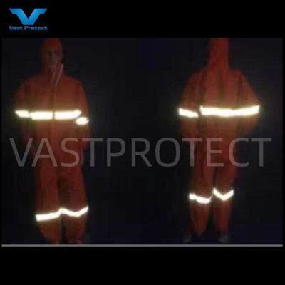 Gepersonaliseerde CE Cat 3 Type 5 6 Antistatische En1149 wegwerpmicroporeuze beschermende kleding