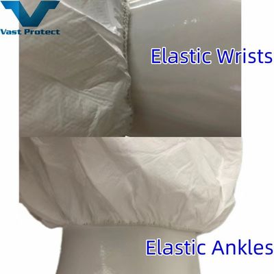 Eenmalig ademend jumpsuit micro-porieus beschermend overhemd op maat