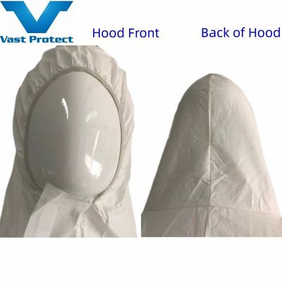 Eenmalige witte microporeuze kleding met anti schimmel en antibacteriële eigenschappen