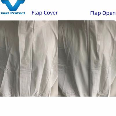 Eenmalige witte microporeuze kleding met anti schimmel en antibacteriële eigenschappen
