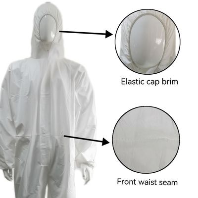Breathable protective clothing En1149 Microporeuze overalls met volledig gesloten ontwerp