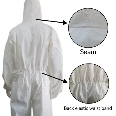 Breathable protective clothing En1149 Microporeuze overalls met volledig gesloten ontwerp