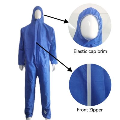 50000 stuks/dag Productiecapaciteit Lichte chemisch beschermde overkleding met taped seam OEM