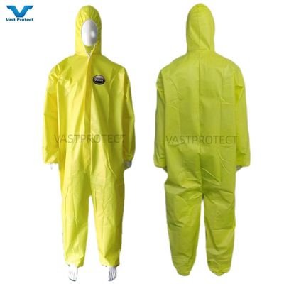 Volledig gesloten microporeuze eenmalige PPE-kleding voor de veiligheid van industriële werknemers