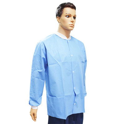 Niet-geweven PP microporeuze labcoat stofbeschermer 20000pcs/dag Productie