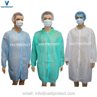 Laboratoriumwerk Wear VPT-501 Industrieel CE Wegwerp niet-geweven jas Model NO. VPT-501