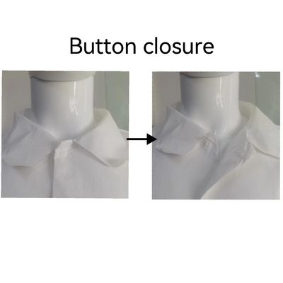 Gepersonaliseerde niet-geweven werkkleding PPE Uniform Visitor Coat Lab Coat VASTPROTECT-501