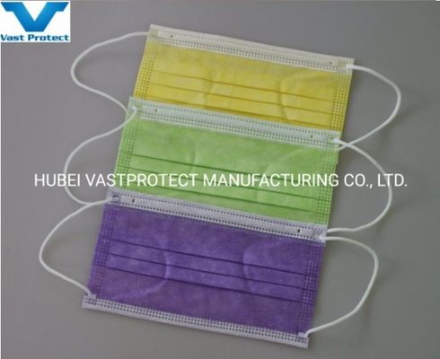 En14683 3 Ply ademend oorloop volwassen gezichtsmasker met FFP1 filter rating en CE-goedkeuring