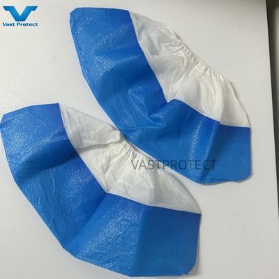 PP CPE Anti-slip Blauw Wit Eenmalig schoenenbedekking schoonmaken