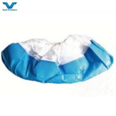 PP CPE Anti-slip Blauw Wit Eenmalig schoenenbedekking schoonmaken
