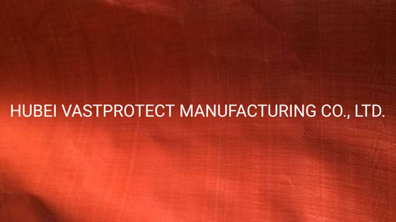 Plain Pattern 3.65m Breed Waterdicht Oranje PE Tarpaulin Roll Met Paper Core