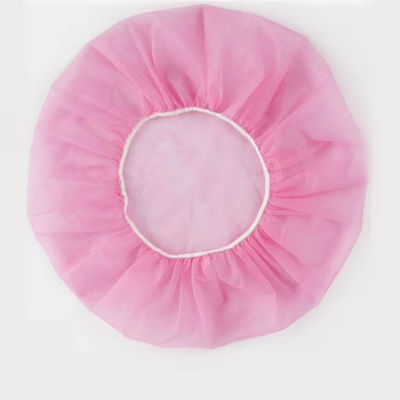 12GSM Wit Blauw Rood Roze Niet-geweven PP Wegwerp Ronde Bouffant Cap met ISO-certificering