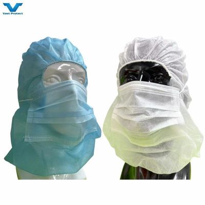 Balaclava Hood Hood Ninja Astro Space Cap 20GSM Niet-geweven PP Wegwerpbescherming met gezichtsmasker
