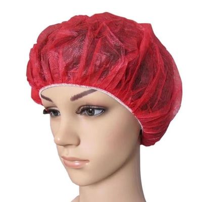 PP nonwoven bouffant caps voor laboratoria verpleegkundige arts patiënt tatoeage voedselservice chef-kok ziekenhuis kookhygiëne