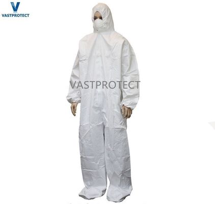 Goedkope witte overalls pakken wegwerpoveralls met kap en laarzen op maat