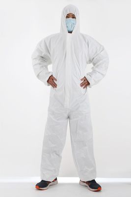 Type 5 6 Standaard categorie 3 Eenmalige overalls voor asbestverwijdering zonder gezichtsmasker