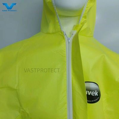 175*140cm Eengebruikte beschermende microporeuze PPE Type 4 Overalls Voor stofbescherming