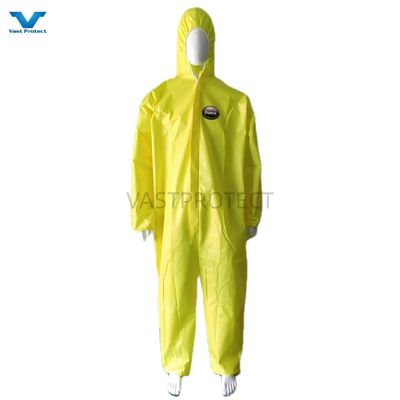 175*140cm Eengebruikte beschermende microporeuze PPE Type 4 Overalls Voor stofbescherming