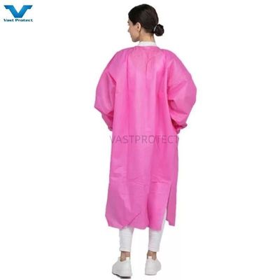 Beschermende eenmalige PP/SMS/microporeuze Tyvek Lab Coat voor unisex in industriële veiligheid