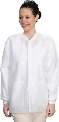 Witte duurzame labjassen voor vrouwen en mannen Accessoires Label klein-4XL