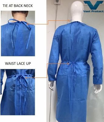 Overall AAMI Eenmalig SMS Elastisch Manschet Anti-statisch Hypo-allergeen Stoffen Isolatiejas