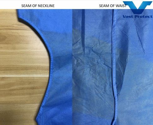Overall AAMI Eenmalig SMS Elastisch Manschet Anti-statisch Hypo-allergeen Stoffen Isolatiejas