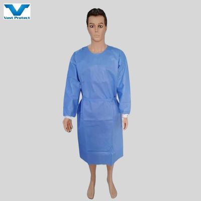 M/L/XL waterdicht niet-steriel isolatiejas AAMI niveau 1/2/3 SMS niet-geweven beschermende kleding