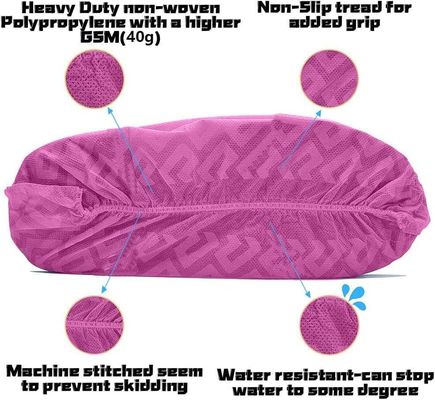 Logodruk Antistaatische niet-slipbare eenmalige schoenenbekleding voor machine- of handwerk
