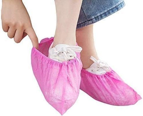 18*41cm Elastische stijl wegwerp schoenenbekleding van niet-geweven PP/PE/CPE