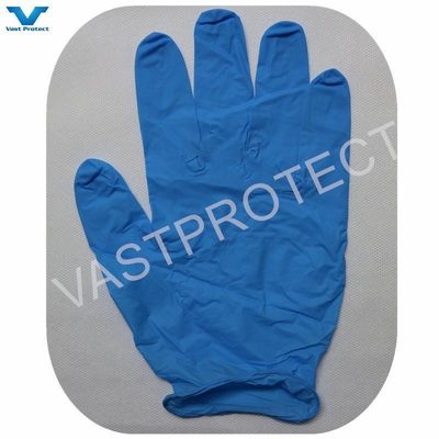 9 inch Blue Powder Free Exam wegwerp Nitrile handschoenen gemaakt van puur Nitrile met ISO