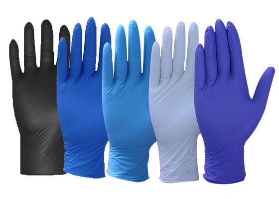 9 inch Blue Powder Free Exam wegwerp Nitrile handschoenen gemaakt van puur Nitrile met ISO