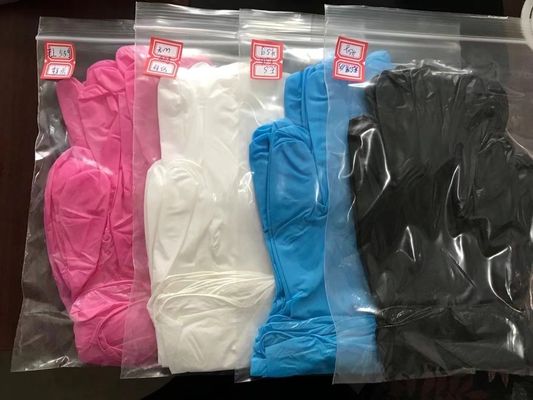 Wegwerphandschoenen met zwart nitril, grootte S M L XL 9 inch Aql 1,5 voor tuinieren