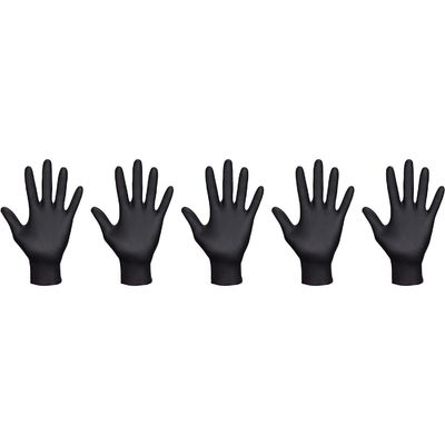9 Lange nitrilhandschoenen S M L XL voor industriële reiniging en veiligheid