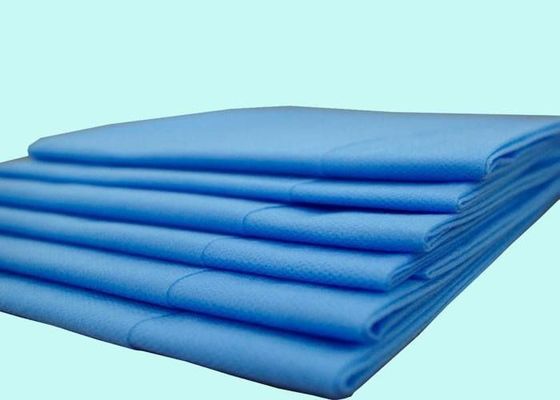 Witte Blauwe Wegwerp PP Spunbond Niet-geweven Stoffen Bed Linnen Chirurgische benodigdheden Materialen