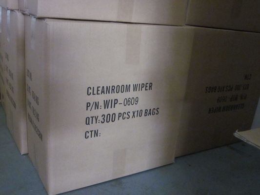 Niet-waterdicht 9x9 inch Antistatische middelen Cellulose polyester schoonruimtepapierdoekjes