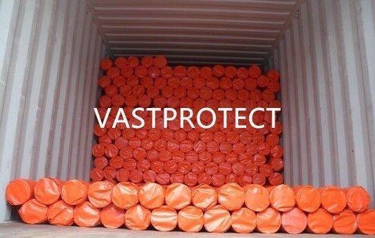 Orange PE Tarpaulin Roll 3.65m Breedte Dubbele waterdichte aanpassing voor uw project