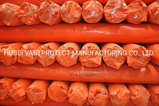 Orange PE Tarpaulin Roll 3.65m Breedte Dubbele waterdichte aanpassing voor uw project