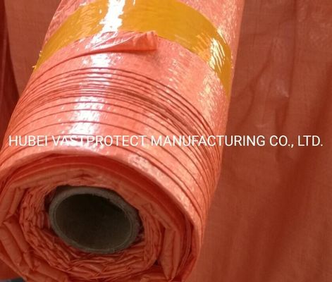 VASTPROTECT PVC bedekte stijl Dubbel Oranje Rip Proof Poly Roll 12 Prime *100 Prime