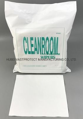 Witte 9*9 inch 100% polyester microvezel schoonruimte doekjes voor het reinigen van camera lenzen